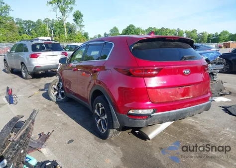 2020 Kia Sportage Lx z USA, uszkodzony, nr VIN KNDPM3AC9L7835944